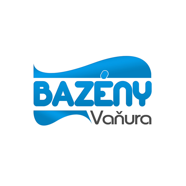 Kreativní návrh loga pro Bazény Vaňura