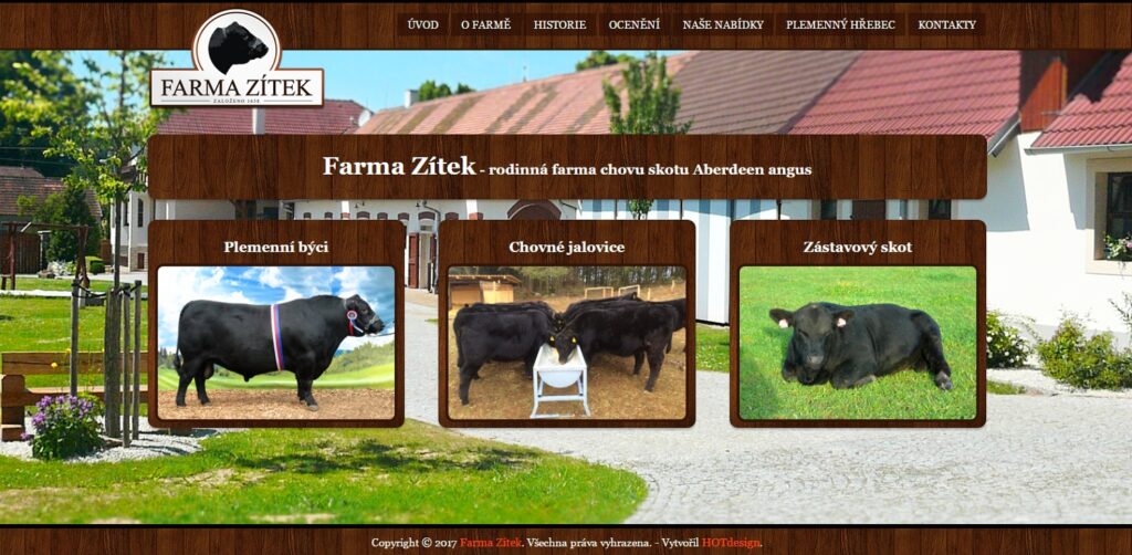 Návrh a tvorba e-shopu Farma Zítek