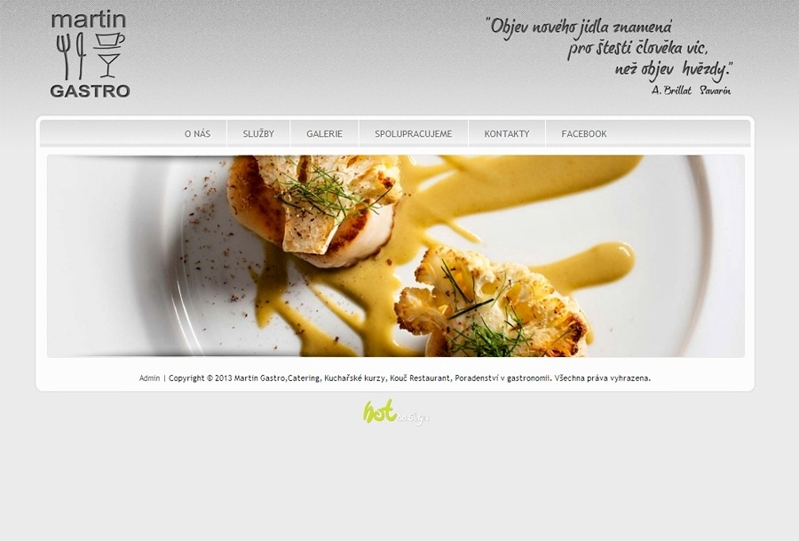 Návrh a tvorba e-shopu Martin Gastro