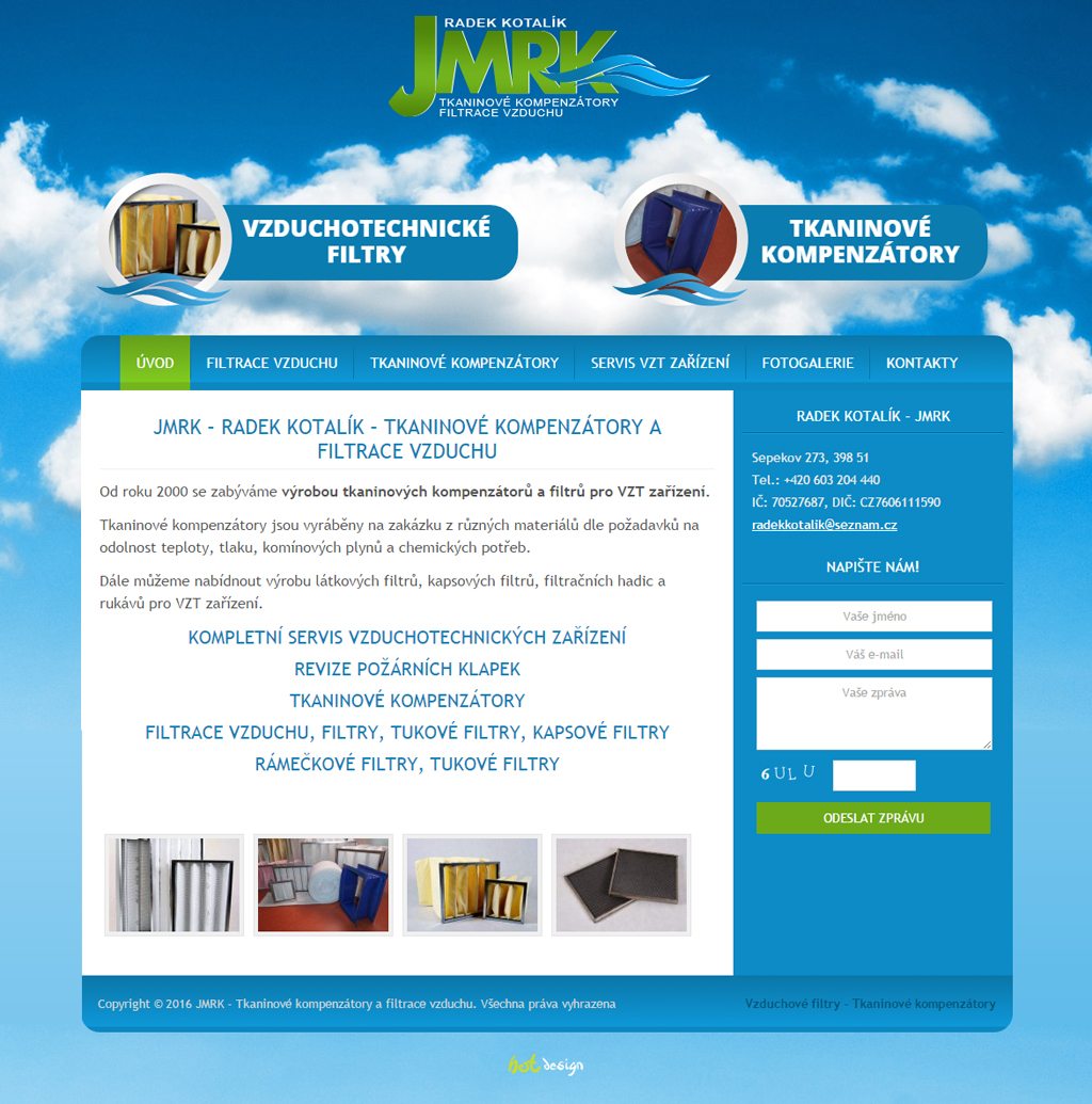Návrh a tvorba webových stránek
 JMRK – Radek Kotalík