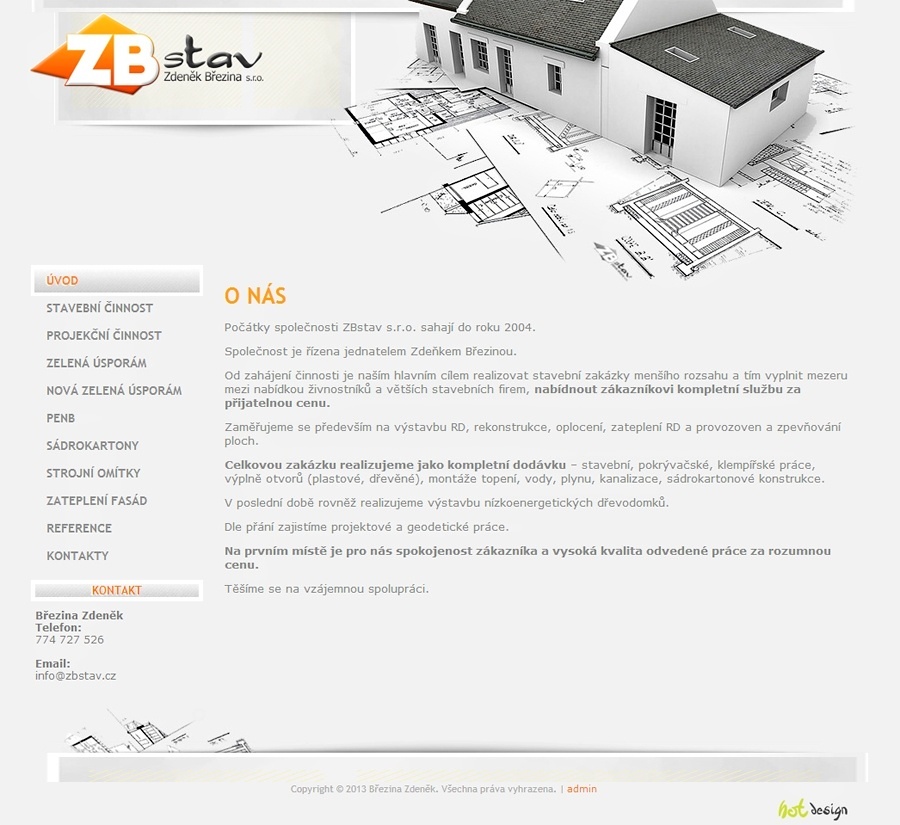Návrh a tvorba e-shopu ZB Stav